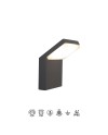 ALPINE * APLIQUE EXTERIOR GRIS OSCURO  LED IP65 - 6W - 3000K
